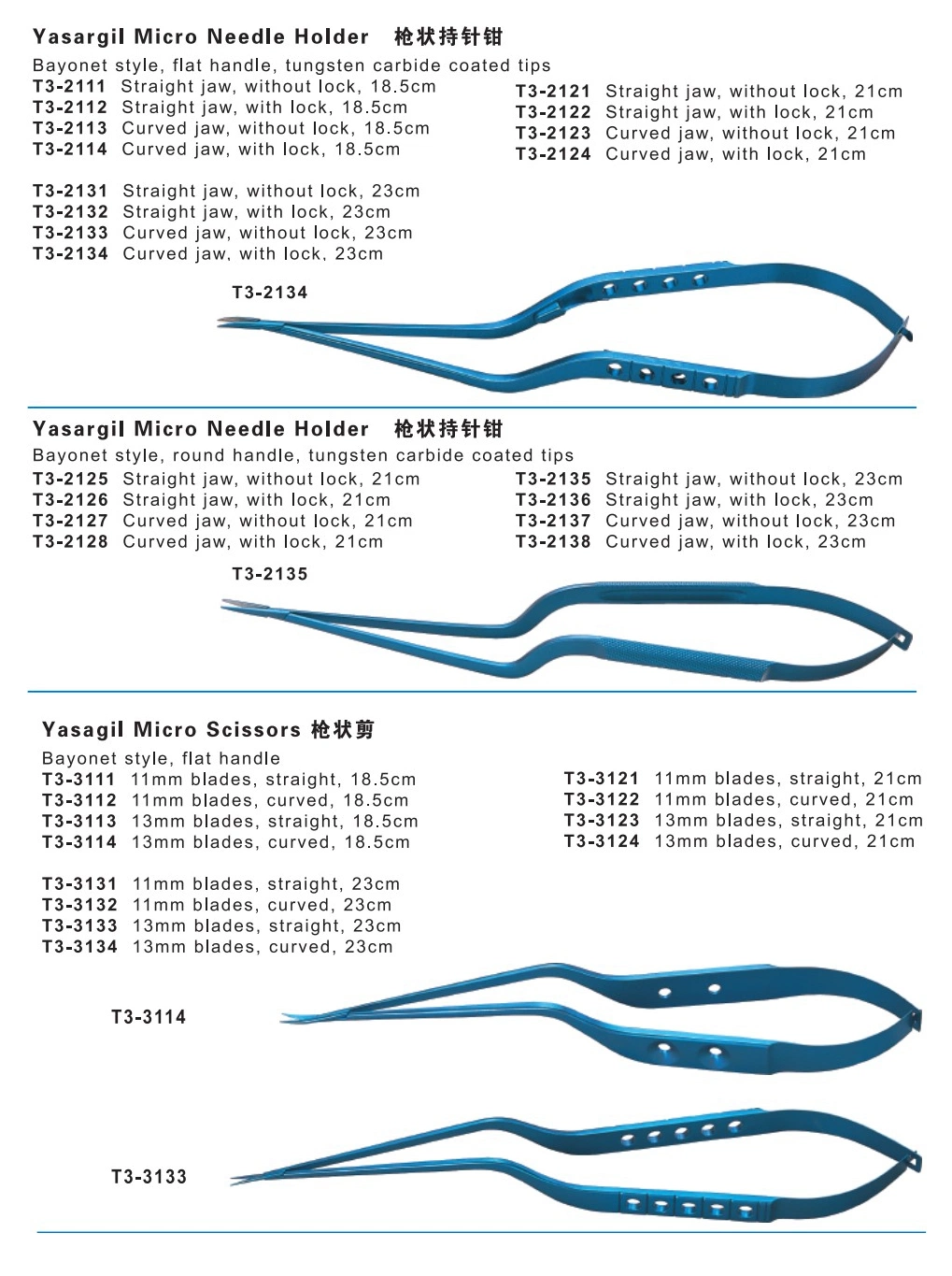 Surgical Instrument Micro Vascular Scissors Micro Vascular Needle Holder