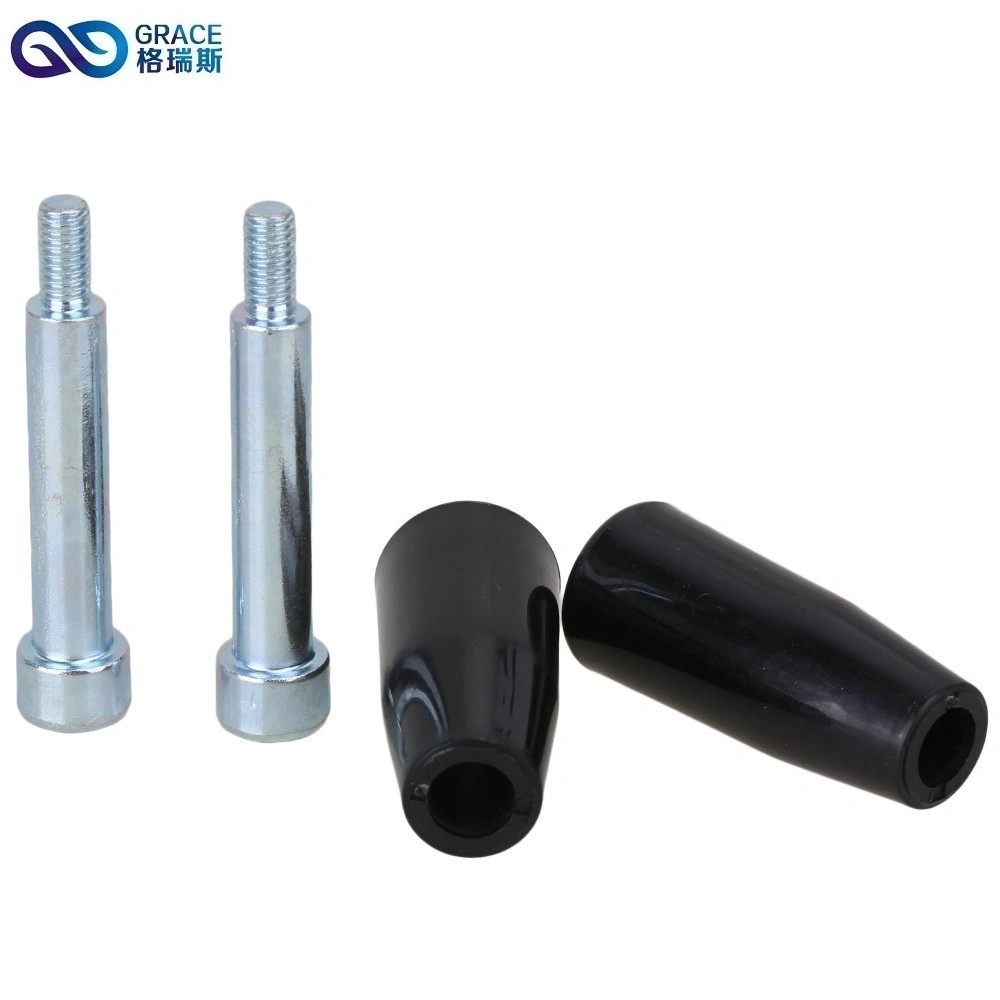 Black Hex Socket Head to 6mm Male Thread Revolving Handle